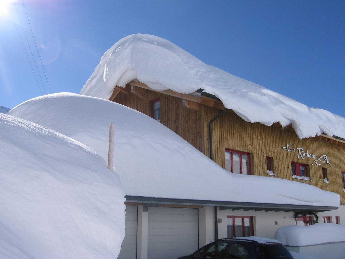 Haus Rothorn Lejlighed Schröcken Eksteriør billede